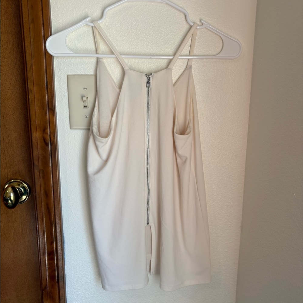 Bar III Cream Camisole Top - Picture 3 of 7